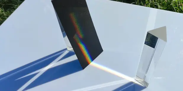 La rifrazione riflessa due volte su un corpo nero.